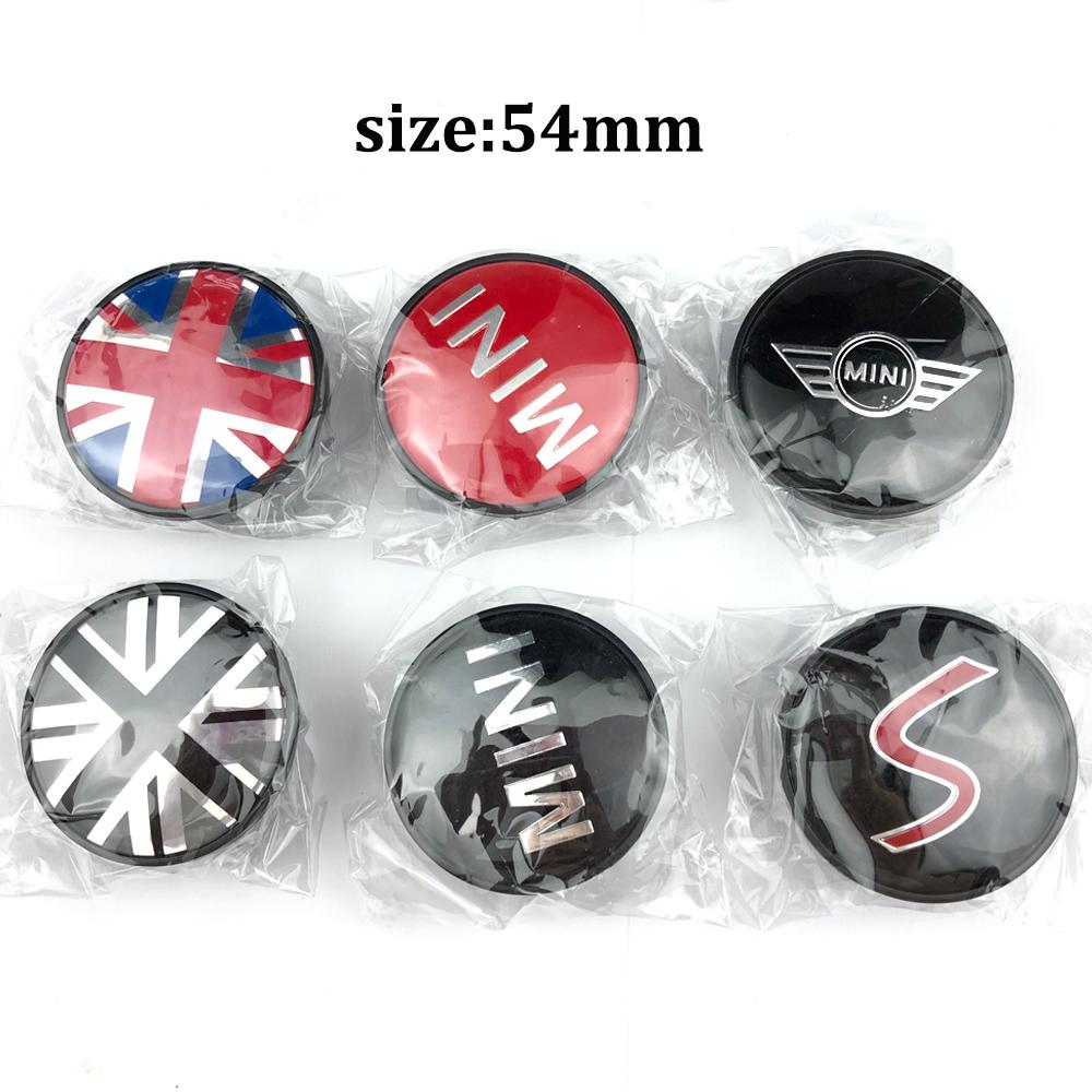 4pcs 54mm Wing Car Wheel Center Hub Cap Wheel Emblem for Bmw MINI WORKS S One Countryman R50 R55 R56 R57 R58 R60 R61 Accessories Ypbhr22