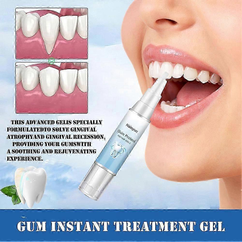 5pcs Gum Repair Gel Rebuilding Strengthen Whiten Remove Breath Inflammation Oral Tooth Bad Protect Anti Gingival Stains Recessio
