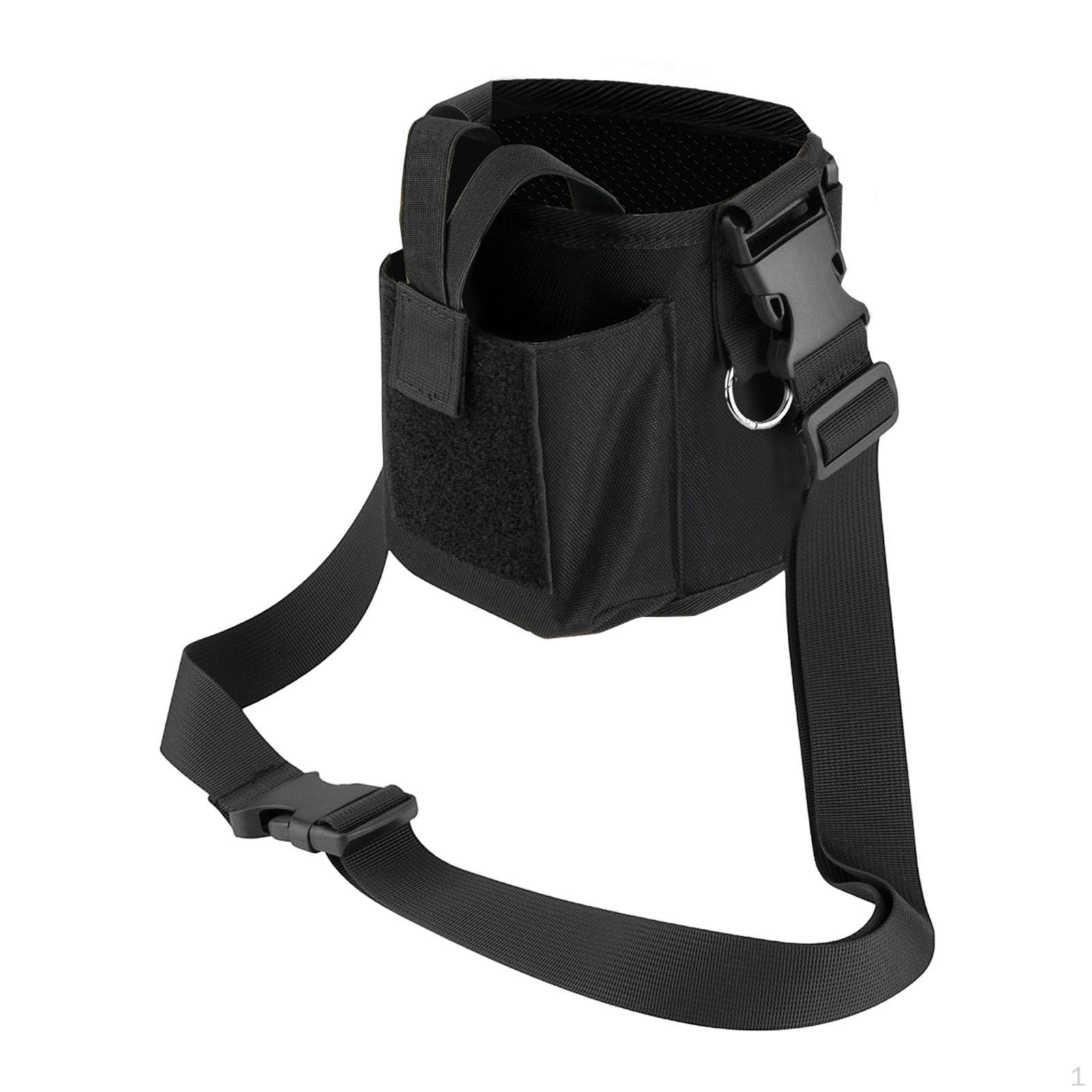 

Bottle Bag with Shoulder Strap, Insulated Cup Gift Pouch , Ideal for Parties And Bike Rides чёрный