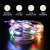 LED Fairy String Lights Battery Operated with 3 Flashing Modes, Mini Copper Wire String Lihgt for DIY Parties Wedding Decor