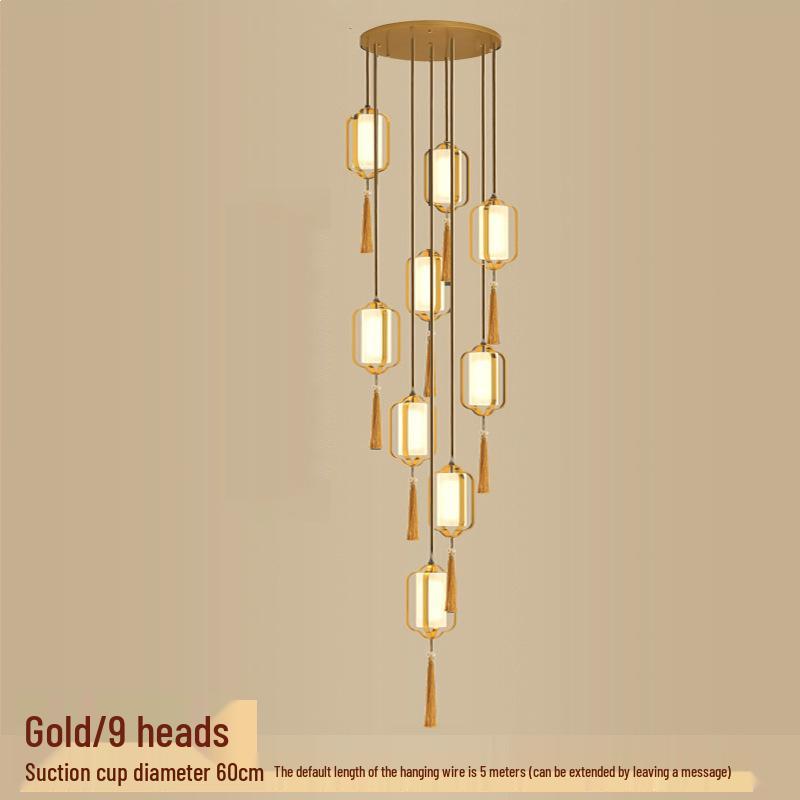 Chinese Zen Style Single Head Pendant Light for Restaurant, Bedroom, Tea Room, Corridor, and Dining Room