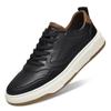 New Fashionable High Quality Cowhide Leather Casual Shoes for Men Black Men's Classic Oxford Outdoor Luxury Skateboarding Shoes