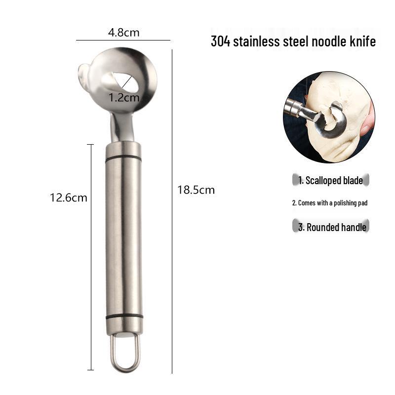 

Нож для нарезки лапши из нержавеющей стали для дома и коммерческого использования, ручная работа, стиль Шаньси