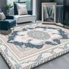 European Retro High-End Carpet, Living Room Coffee Table Carpet, Anti-Slip Bedroom Bedside Carpet, Home Decoration