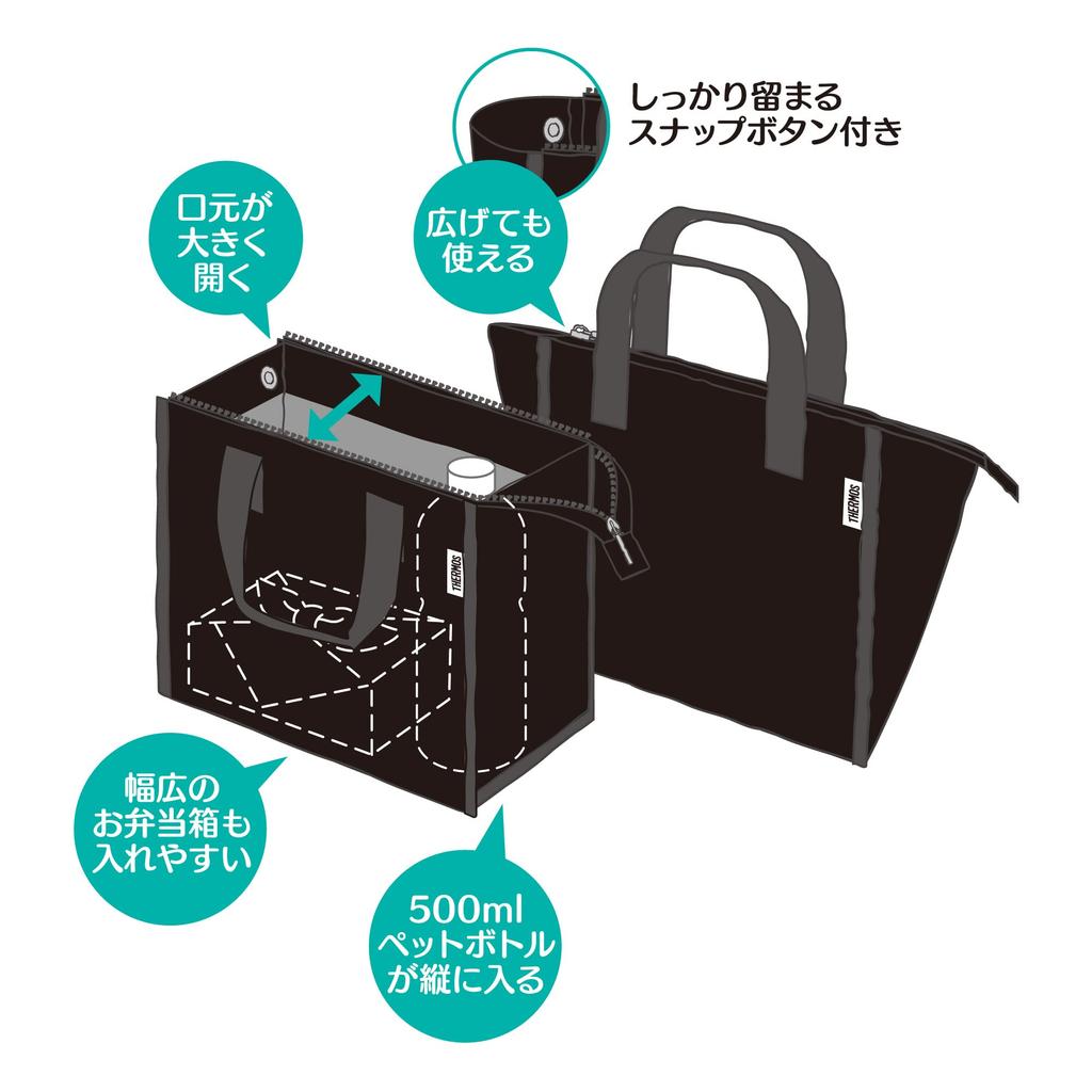 Thermos Insulated Lunch Bag 5L Black BK RFC-005