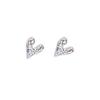 Love Acrylic Gold-plated Stud Earrings Are Fashionable, Simple and Sweet, Niche Design, Star Retro Earrings Set.