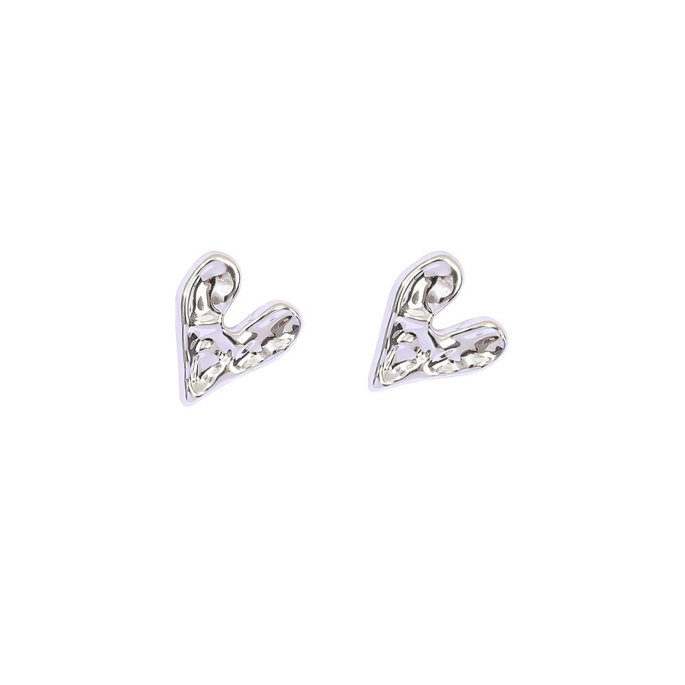 Love Acrylic Gold-plated Stud Earrings Are Fashionable, Simple and Sweet, Niche Design, Star Retro Earrings Set.