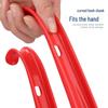 Colorful Extra Long Thick Plastic Shoehorn - No Bending, Ideal for Seniors & Pregnant Women, Easy Hang Shoe Lifter