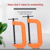 Heavy-Duty Ductile Iron C-Type Quick Woodworking Clamp