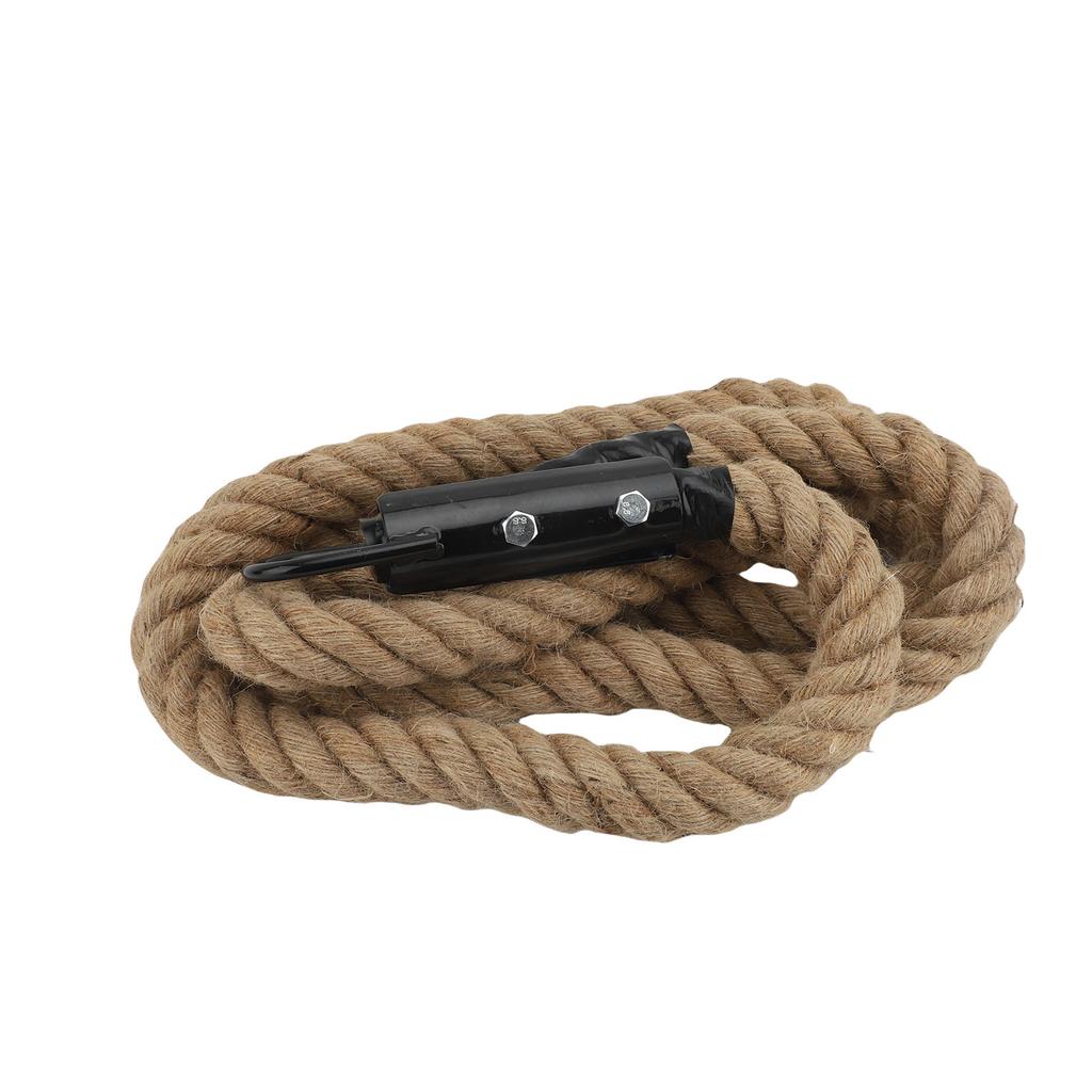 Gymnastické lano pro fitness silový trénink lezecká cvičení domácí cvičení konopné průměr 1,57 palce 3 metry 9,8 stopy