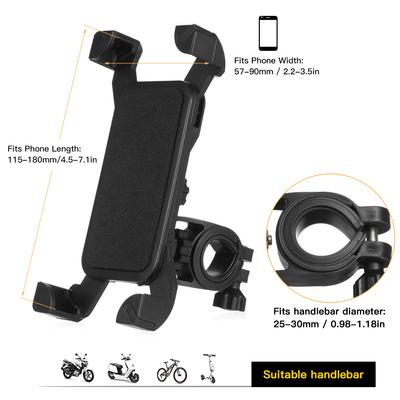 Bike Phone Mount 360 Degrees Rotation Electric Scooter Phone Handlebar Mount Bracket