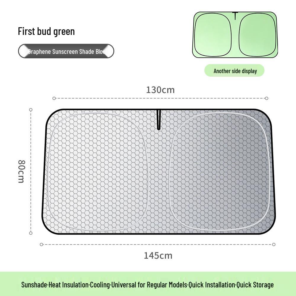 Thickened Windshield Sunshade Umbrella - Heat Insulation & Sun Protection