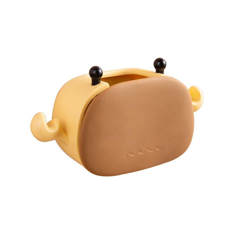 

Зажим для швабры, стеллаж для хранения, крючок, без отверстий, настенный, клей для ванной комнаты, прочный фиксирующий зажим, зажим для метлы жёлтый