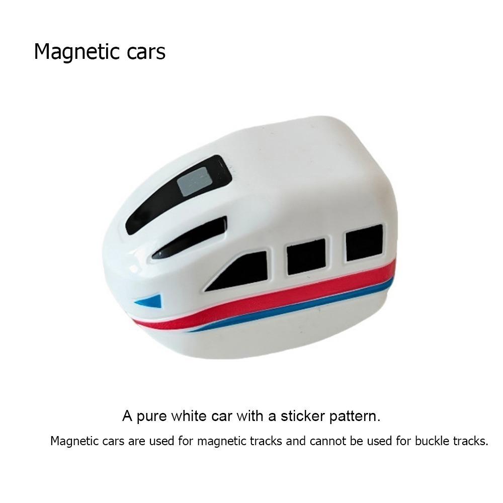 

Smooth Steady Driving Railway Track Toys Plastic Magnetic Train Diecast Toy Children Gift 8#