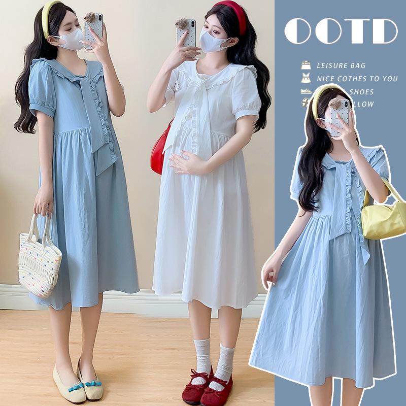 Summer 2026 Sweet Age-Reducing Maternity Dress L