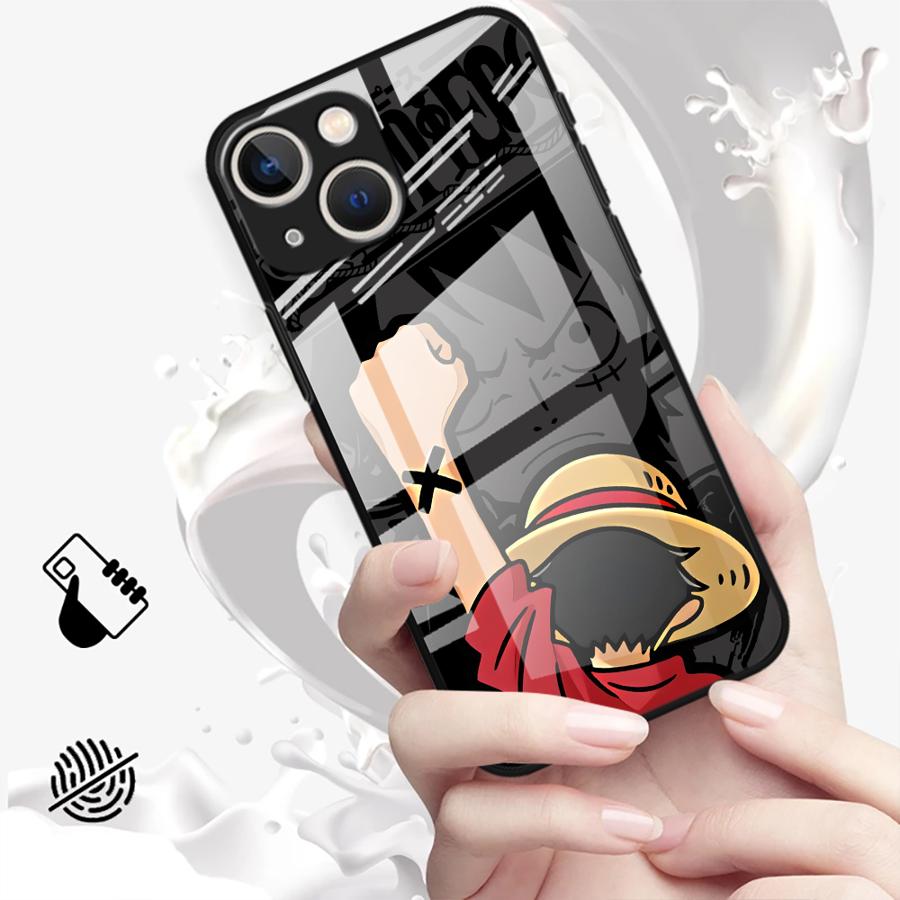 Case for iPhone 17 Pro Max 16 12 15 Plus XR Air 11 13 8 14 Glass Phone Cover OneS P-ieceS LuffyS