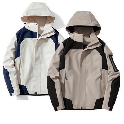 Men  Color Blocking Splicing Fashion Defense Assault Jacket Functional Multi Pocket Outdoor  Unisex Jacket