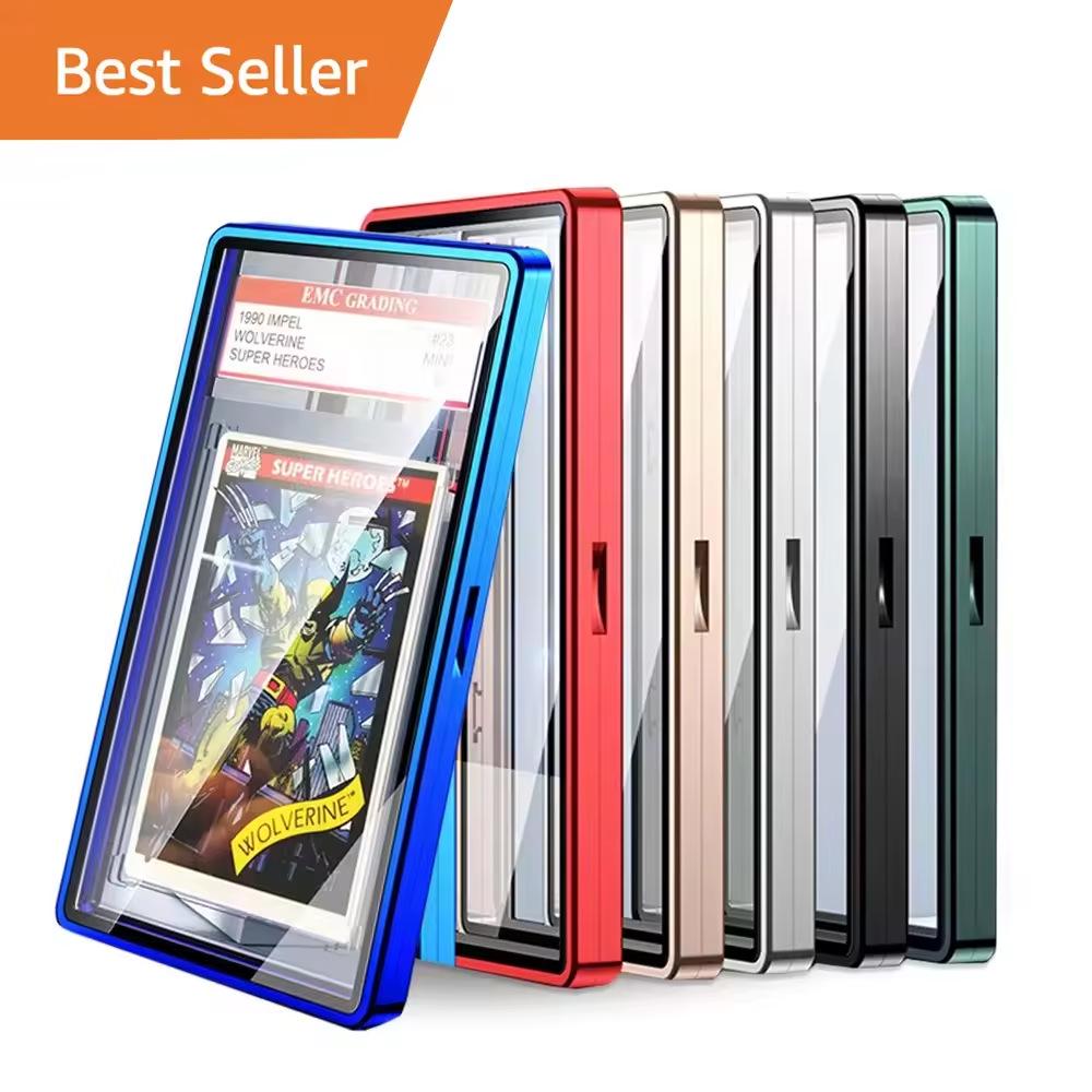 Protective Metal Case for PSA/BGS Graded Cards - Scratch-Resistant Frame