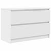 VidaXL Meuble TV blanc 80x35x54 cm bois d'ingénierie, banc tv, meuble hifi, centre de divertissement, buffet tv, meuble 861787