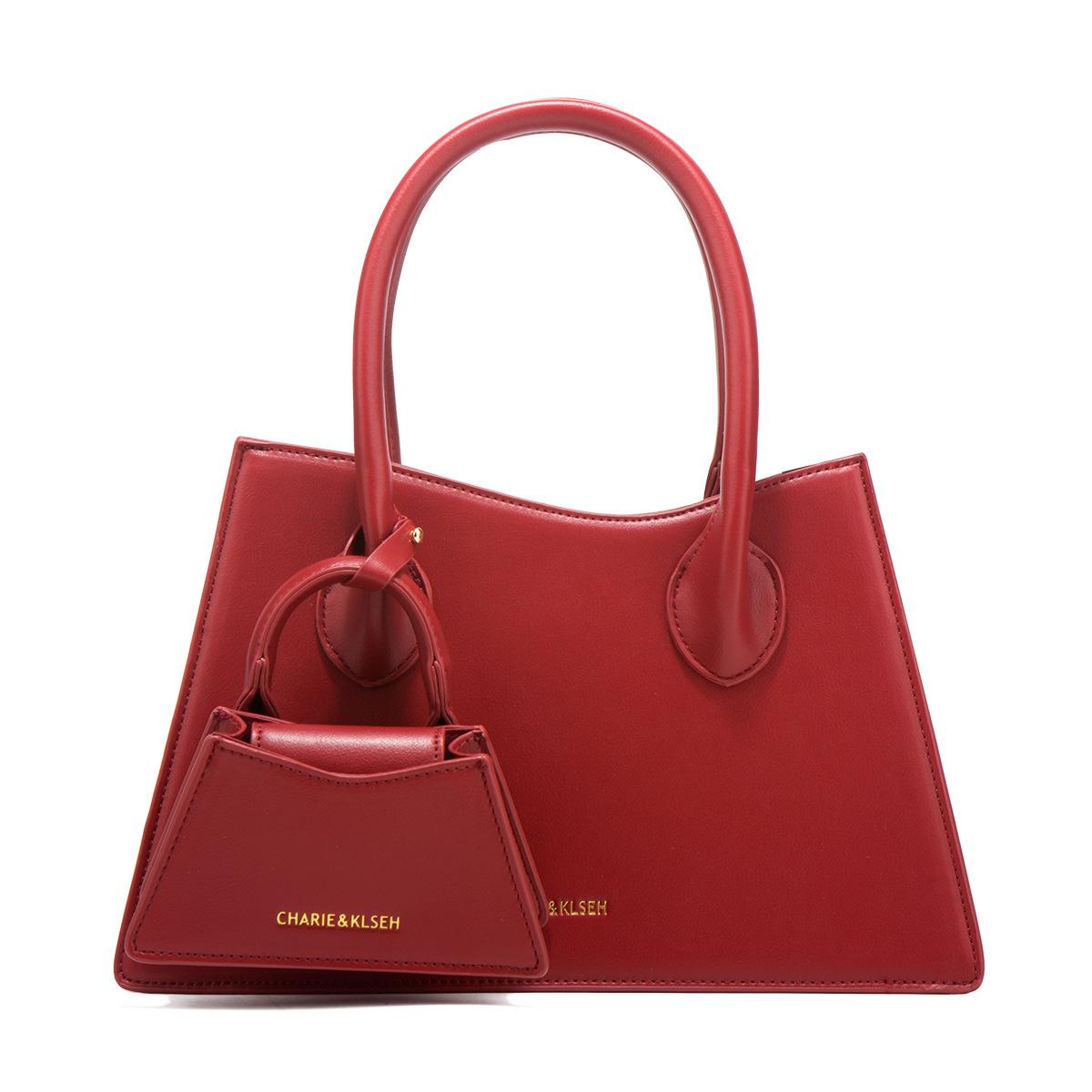 Women S Bag Red Wedding Bag Bridal Bag Women S Bag Handbag Large Capacity Shoulder Messenger Bag