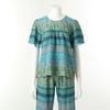 Women S Indoor Top Rayon Print Single wpa883wS