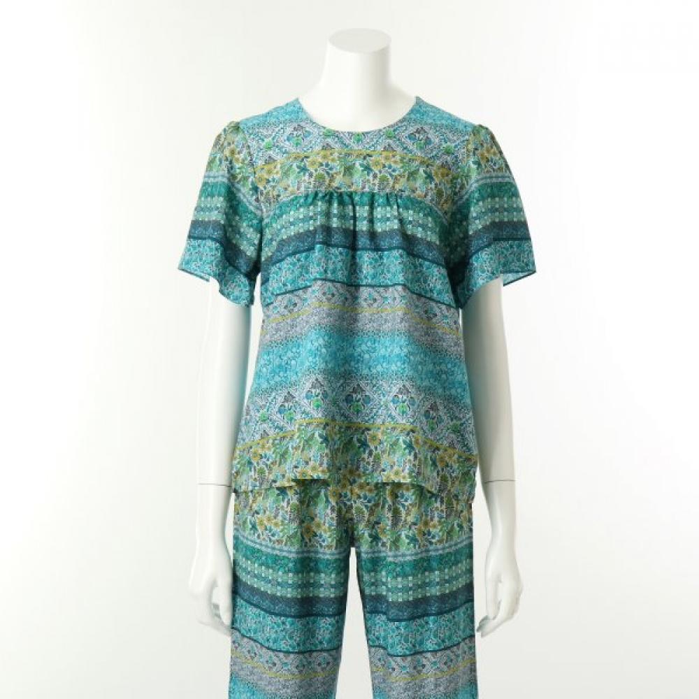 Wacoal Women S Indoor Top Rayon Print Single wpa883wS 85(55)