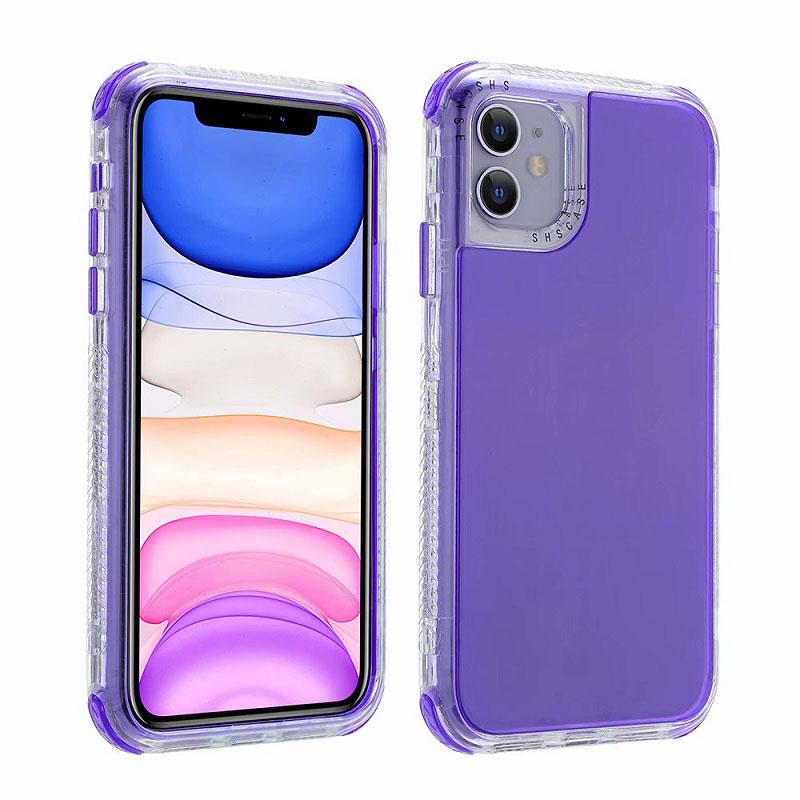 Buy Transparent Three In One Solid Color Phone Case For Iphone 11 11 Pro 11 Pro Max 12 12 Pro 12 Pro Max 6 7 8 Plus At Affordable Prices Free Shipping Real Reviews With Photos Joom