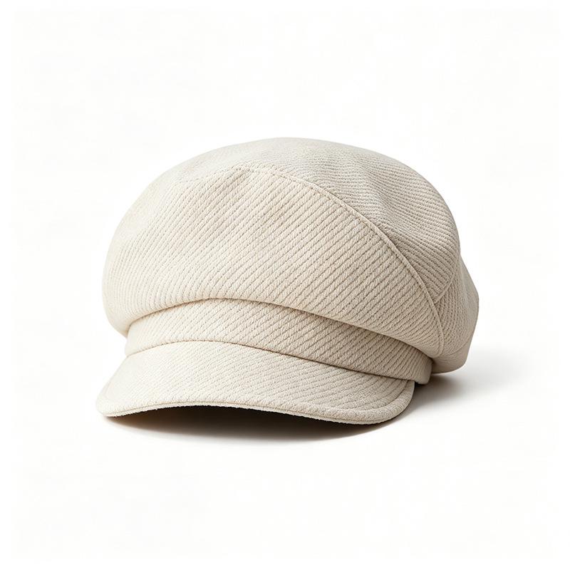 Women S Large Size Face Slimming Vintage Simple Casual Hat For Autumn Winter