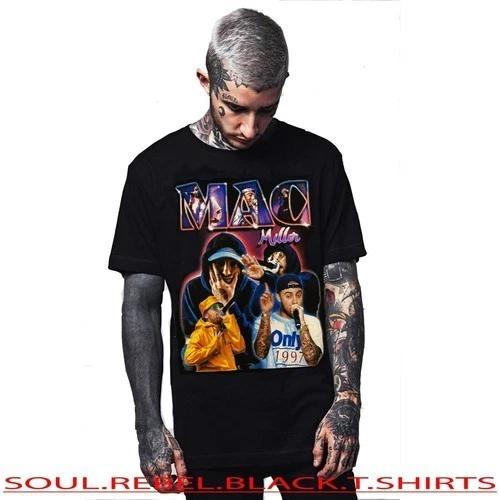 MAC MILLER 1997 RAP HIP HOP BLACK T-Shirt XXXL