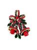 Vintage Bells Creative Gift Bows Premium Corsage Christmas Brooches Snow Flower Pin Fashion Jewelry Christmas Suit Brooch Pin