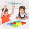 Silicone Tetris Blocks: Educational Puzzle Toy for Kids & Parents