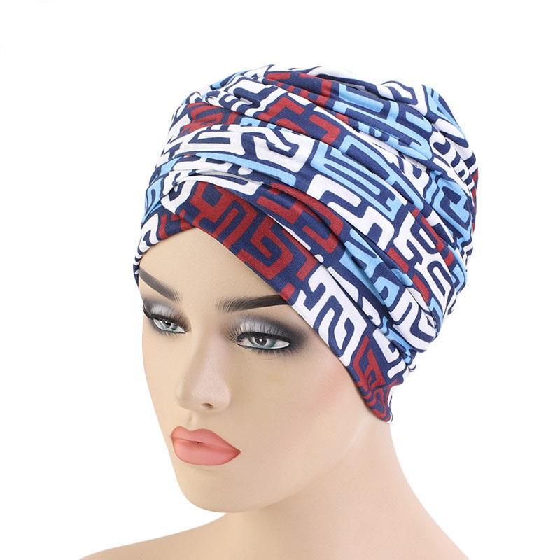 New Women African Print Turban Soft Headwraps Headband Long Hair Head Wrap Scarf Tie Head Scarf Bandanas Hair Accessories