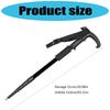 Regulable Aluminum Hiking Stick Portables Ergonomic Bents Handle Trekking Poles for Hiking and Outdoor