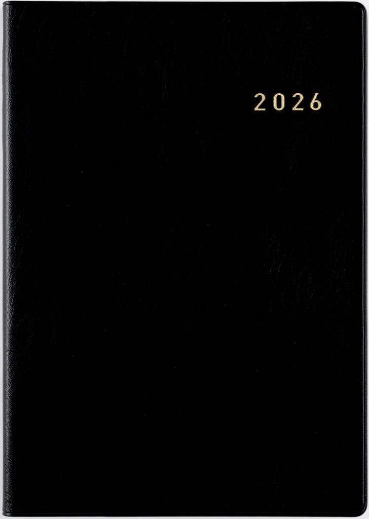 Takahashi 2026 A5 Weekly New 86 December Diary, Black, No. (Starts 2025)