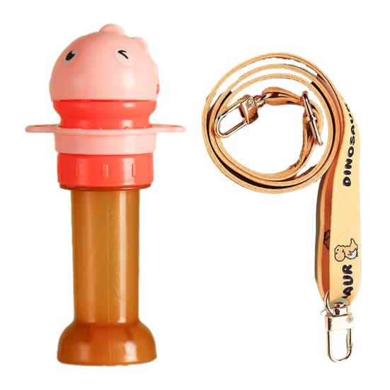 

Water Bottle Spout Conversion Cap with Straw Cartoon Dinosaur Drink Bottle Spout Adapter Universal Reusable Spill-Proof Juice Bottle Conversion