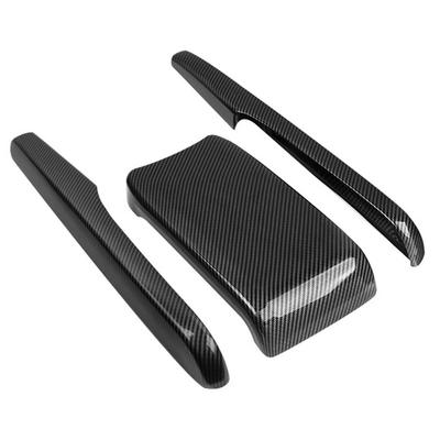 For Honda Civic 2016-2020-inner Center Armrest Panel, Carbon Fiber Imitation