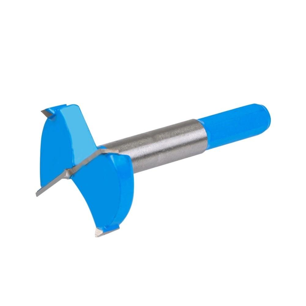 Hex Shank Forstner Drill Bit 2 Flutes Wood Boring Bit Durable Wood Auger Cutter  For Plastic