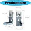4Pcs Silver Metal Vertical Blind Mounting Brackets Replacement Hardware for Interior and Exterior Zebras Roller Shade