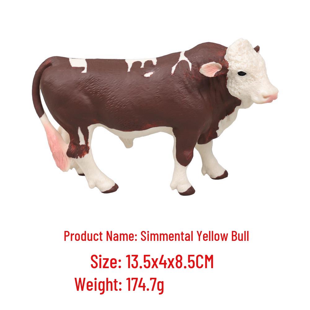 Farm Animal Figurine Set: Cow, Sheep, Chicken, Duck, Goose, Pig, Dog - Early Education Toy