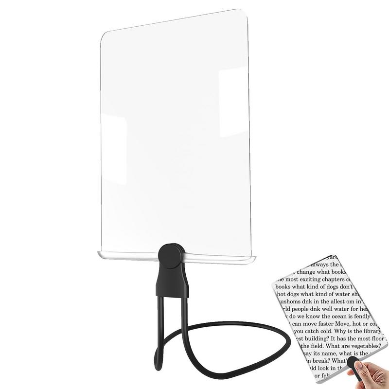 Hands-Free 3x Large Magnifier Page Full Page Glass Reading Aid Lens Magnifyings Fresnel Glass Lens Book Page Magnification