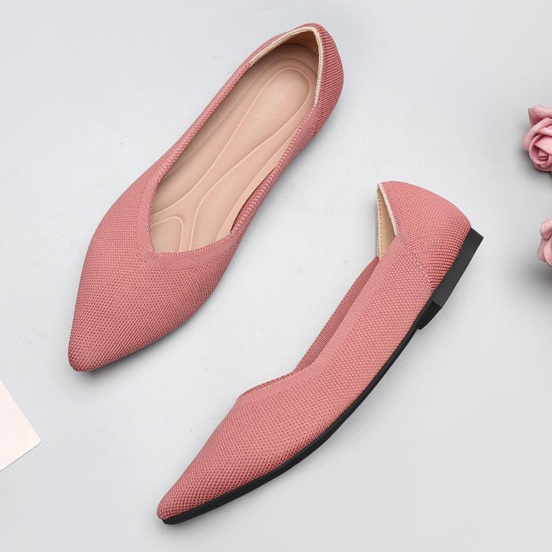 

Взуття весняно-осіннє літаюче в язане односпальне взуття Жіноче взуття на плоскій підошві в язане взуття на м якій підошві 43