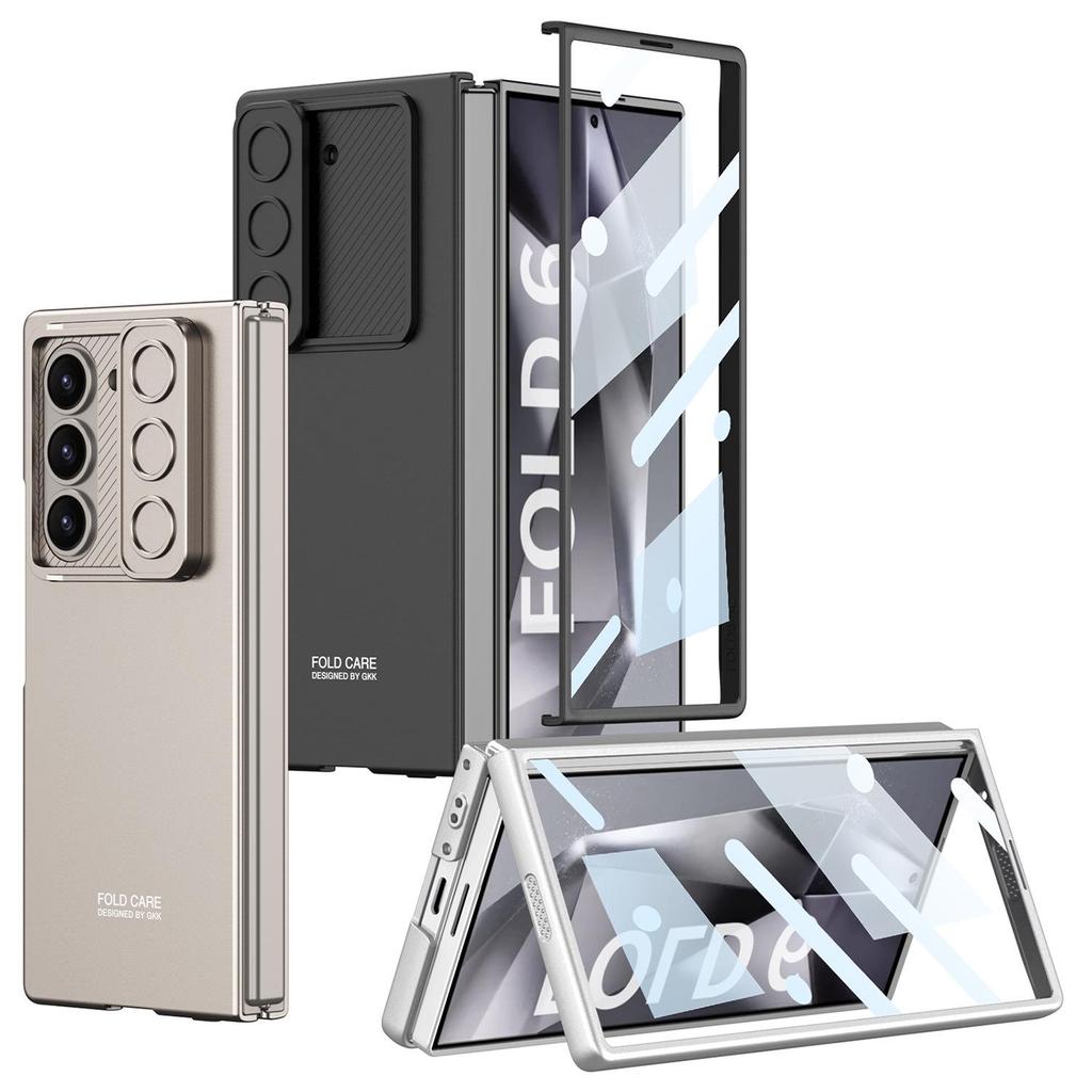Samsung Z Fold6 Frosted Protective Case with Integrated Screen Guard