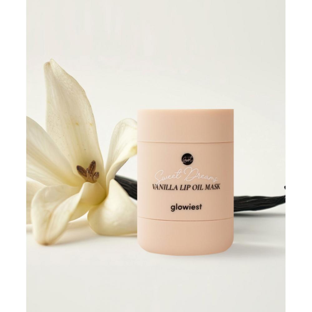 Glowiest [Free Gift Set] Sweet Dreams Highly Moisturizing Keratin Care Lip Oil Mask  + 1 Free Silicone Lip Brush 