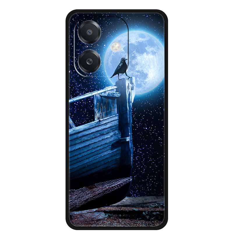 For OPPO A5 5G Case A5 Pro 4G 5G Silicone Wolf Lion TPU Soft Phone Case For OPPO A5 Pro 5G Back Cover Cartoon Shockproof Shell