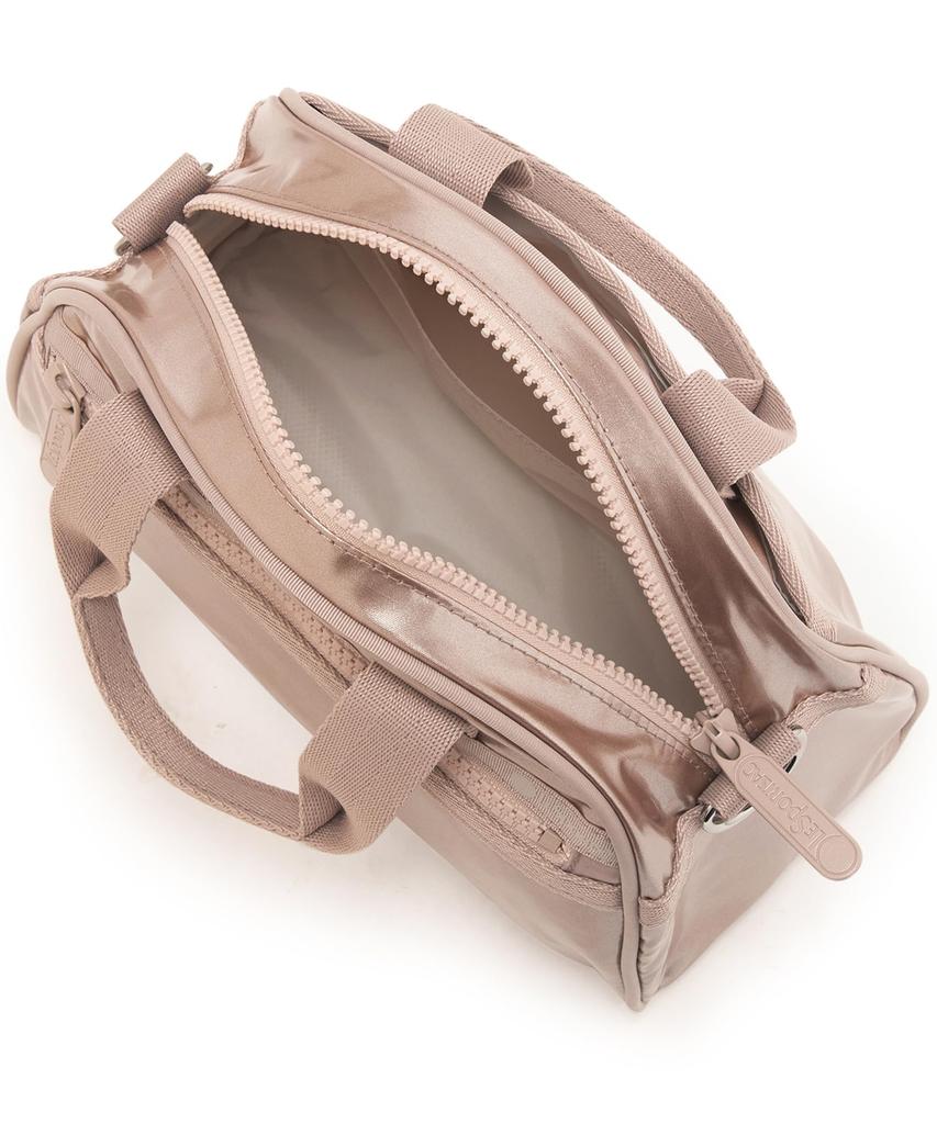 ROUND SM Gold Shine SATCHEL/1802/Rose