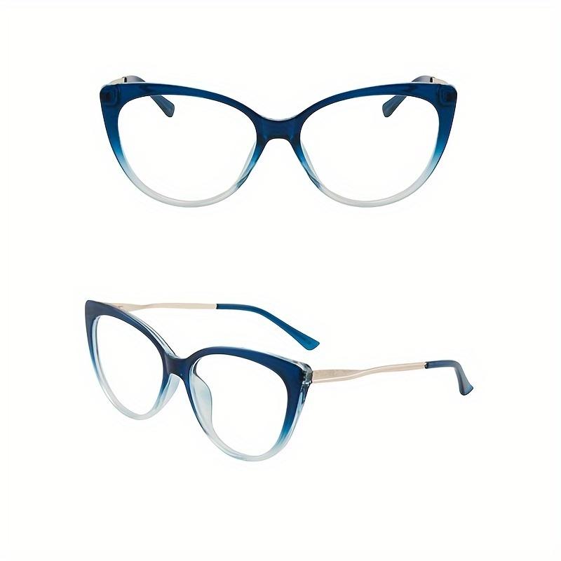 1PCS New INS Style Anti Blue Light Glasses TR90 Cat Eye Frame Women Fashion Trendy Eyewear
