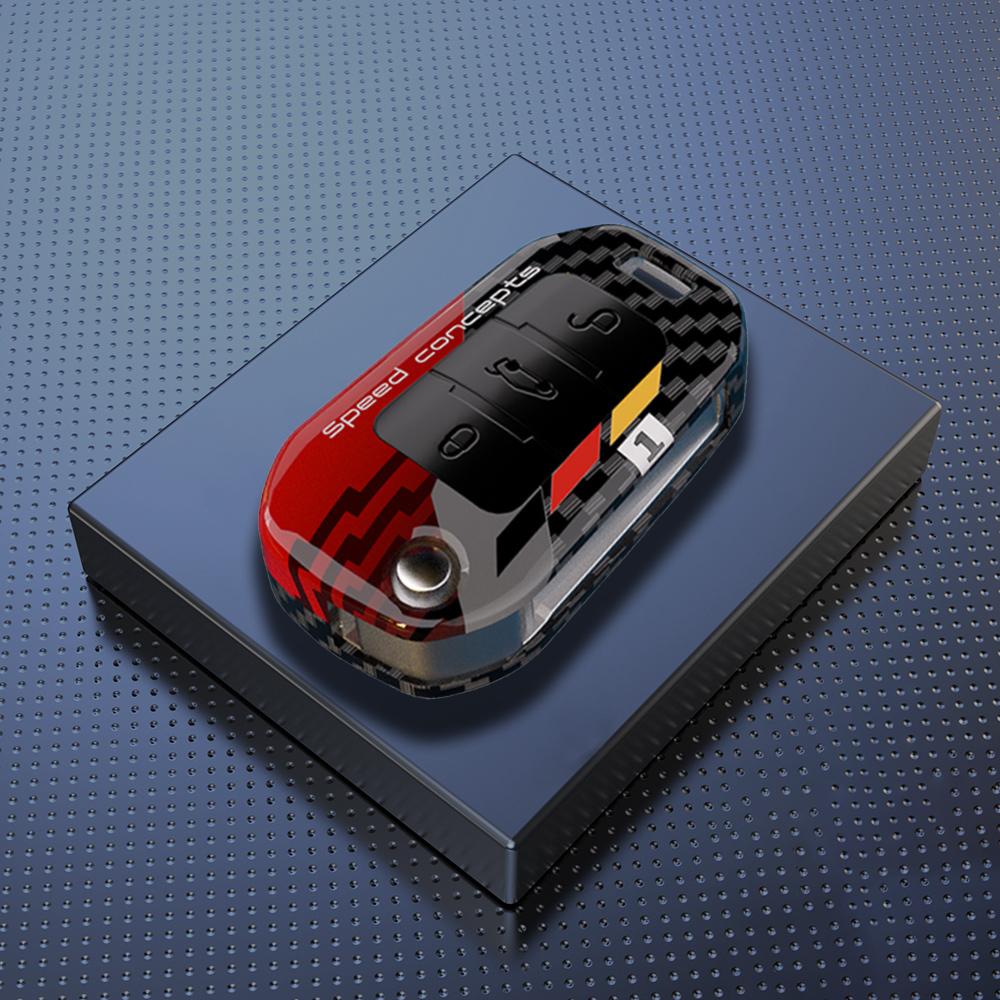 

Key Case for Car ABS Carbon Car Key Case Cover Shell For Peugeot 208 308 408 508 2008 3008 4008 5008 For Citroen C3 C4 CACTUS C