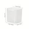 3/5/8Pcs BPA-Free Clear Refrigerator Storage Box Space-Saving Kitchen Organization Food Sorting Boxes for Fridge Door & Counter