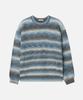 DRAW FIT Wool Gradient Round Pullover Knit [Light Blue]