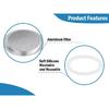 Sivaphe 3 Cup Moka Pot Replacement Infuser Parts for Aluminum Italian Stovetop Espresso Coffee Maker, 1 Filter and 3 Silicone Gasket Seals
